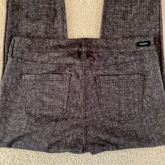 Liverpool Amelia Printed Gray Tweed Leggings, Size 10 - Picture 6 of 14